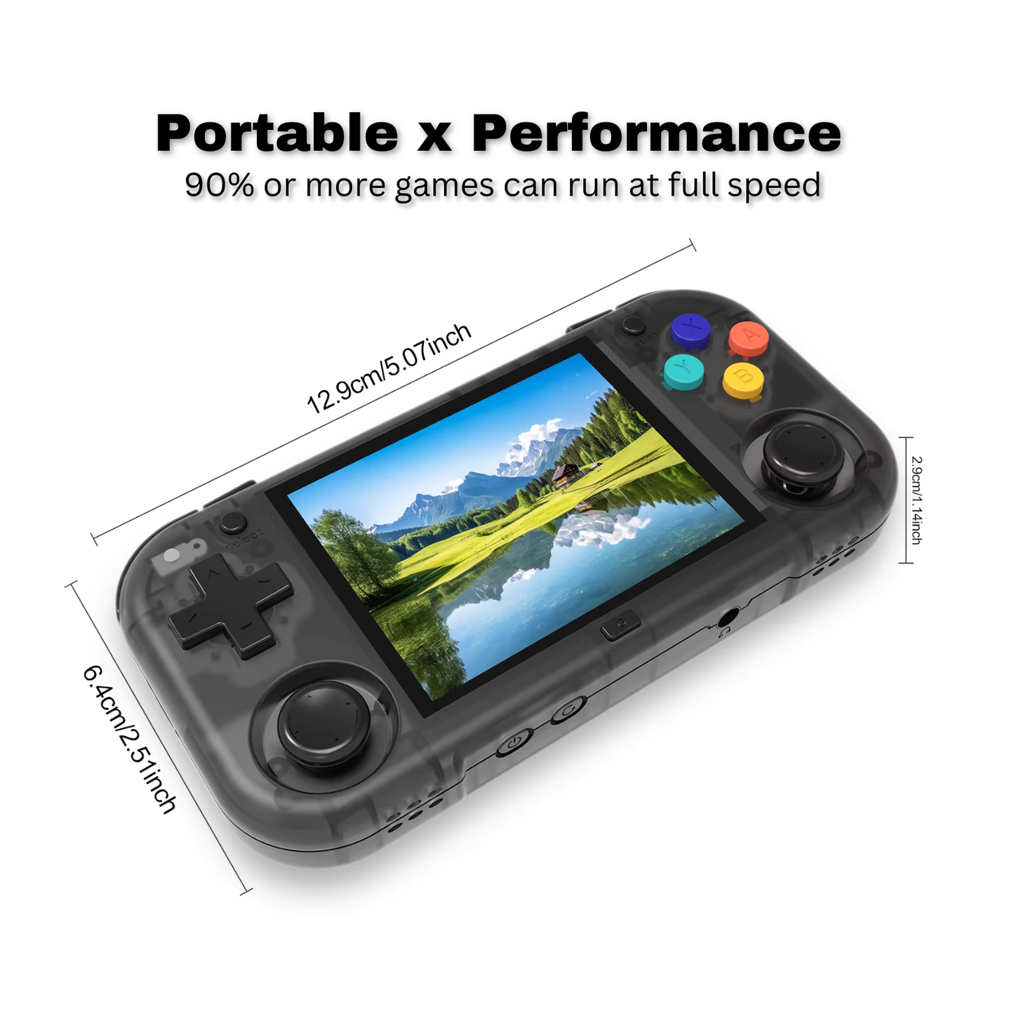 XU MINI M Handheld Game Console 2.8'' Screen Linux OS