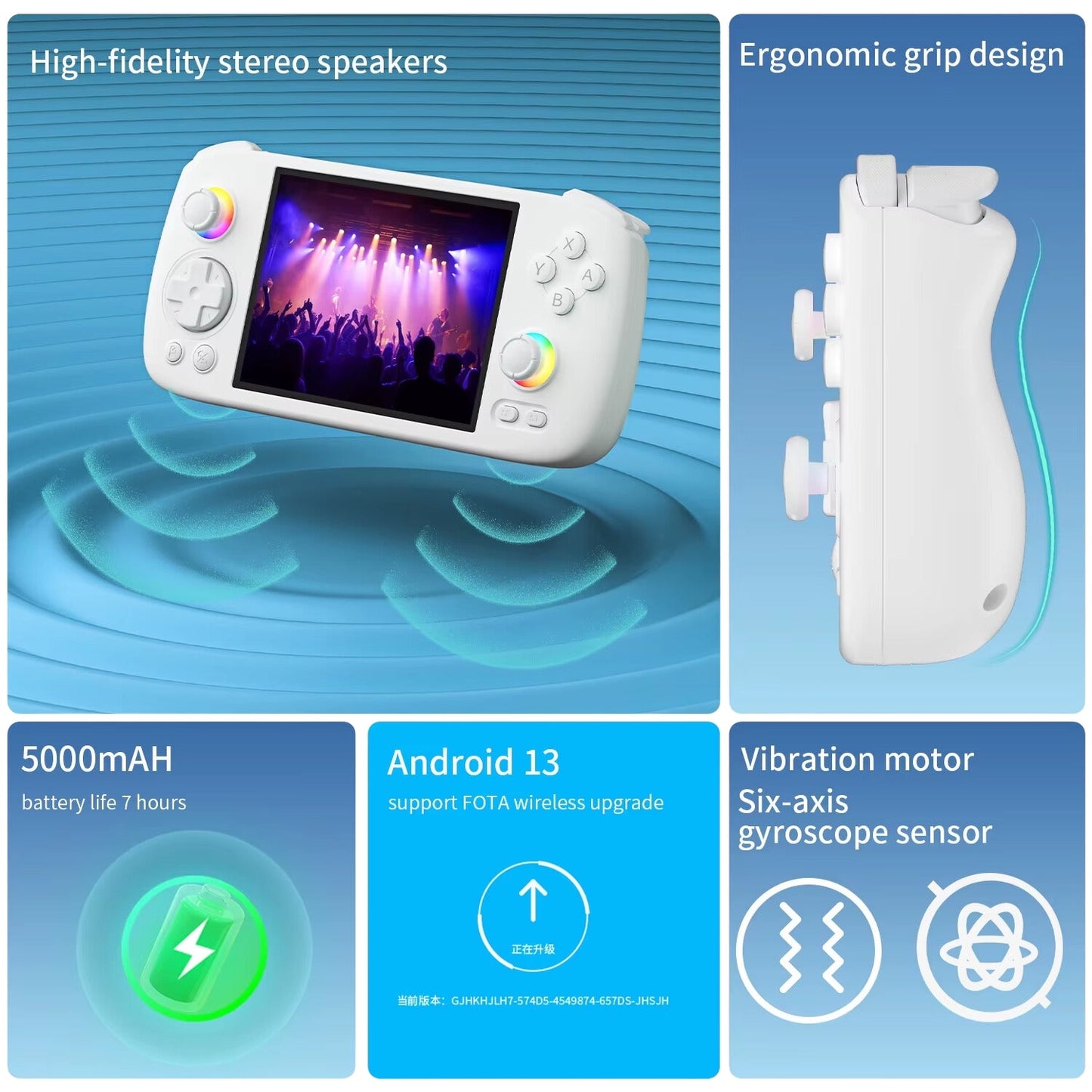 ANBERNIC RG406H RG 406H Handheld Game Console 4inch IPS Multi-touch Screen